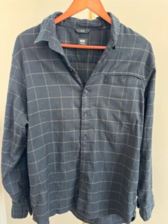 Levi's Other - Levi’s Commuter Plaid Button-Down Shirt – Men’s Medium (Black/Brown)